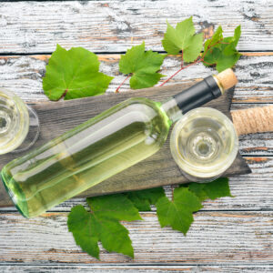 Bouteille de vin blanc / rosé